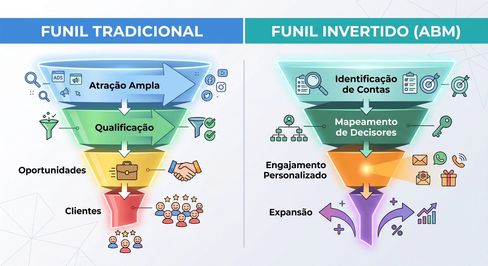 Funil-Invertido-vs-Funil-tradicional